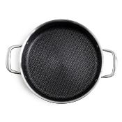 Sautoir 32cm triplex avec couvercle - "BlackSteel"