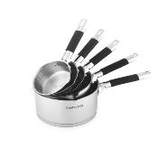 5 Casseroles 12/14/16/18/20cm - Inox induction 