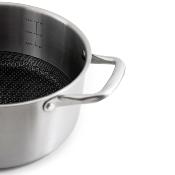  Marmite 24cm triplex avec couvercle - "BlackSteel"