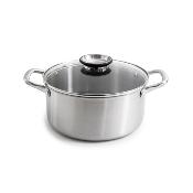  Marmite 24cm triplex avec couvercle - "BlackSteel"