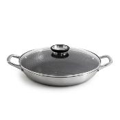 Plat  palla 32cm triplex avec couvercle - "Black Cube"