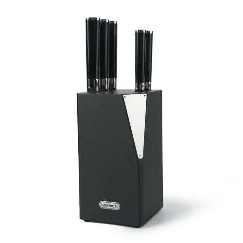 Bloc 5 couteaux - "Steel"