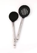 Coffret louche et spatule noir - "Swinox"