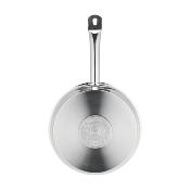 Poêle inox 24x5,5cm induction