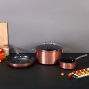 Set de 4 pièces 28cm Greblon céramique - "Elégance"