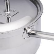 Casserole inox 24x11,5cm -  Induction