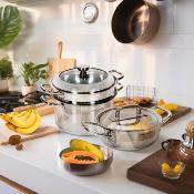 Faitout inox - 24x8,5cm induction  