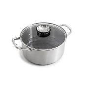  Marmite 24cm triplex avec couvercle - "BlackSteel"