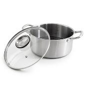  Marmite 28cm triplex avec couvercle - "BlackSteel"