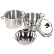 Cuit pâtes argenté - Inox induction 