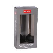 Coffret louche et cuillre  ptes noir - "Swinox"