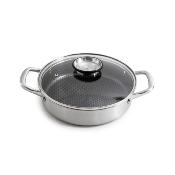 Sautoir 28cm triplex avec couvercle - "Black Cube"