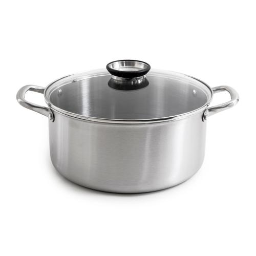  Marmite 28cm triplex avec couvercle - "BlackSteel"