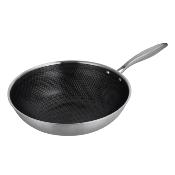 Wok 32cm triplex - "BlackSteel"