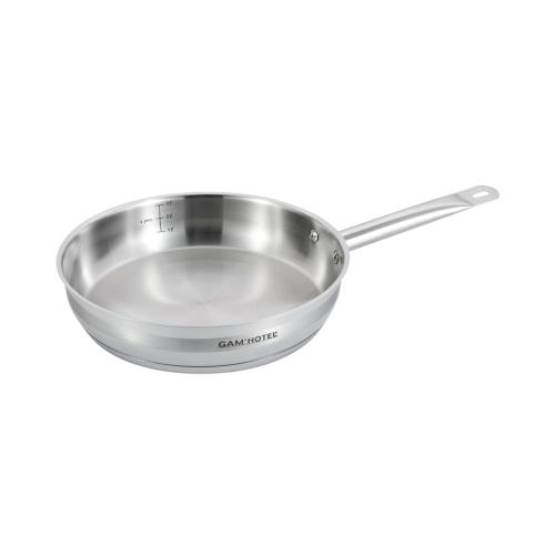 Poêle inox 28x6cm induction