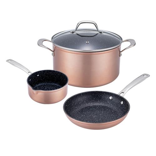 Set de 4 pièces 28cm Greblon céramique - "Elégance"