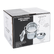Cuit pâtes argenté - Inox induction 